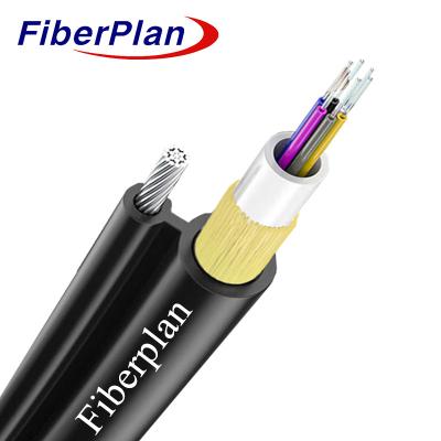 China High Strength Figure 8 12 Strand Fiber Optic Cable GYXTC8Y With Aramid Yarn for sale