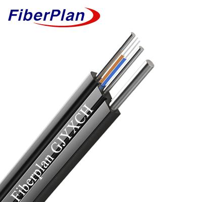 China Super High Quality GJYXCH Fiber G652.D Single Core FTTH Drop Cable With Messenger for sale
