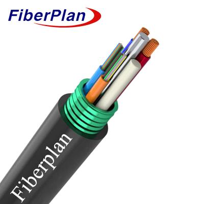 China GDTS PSP Armored  Hybrid Fiber Optic Cable And Electrical Cable for sale