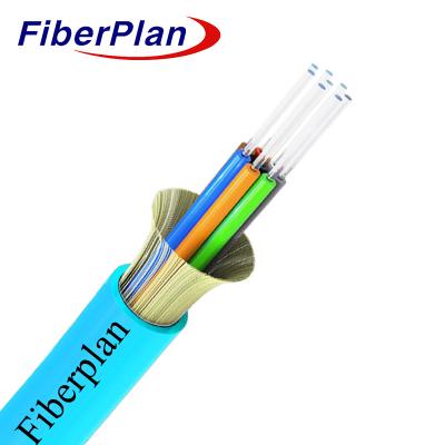 Cina cavo in fibra ottica per interni 1~96 Core Tight Buffer G652d G657a Om3 Om4 distribuzione cavo in fibra ottica in vendita
