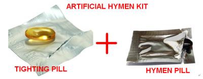 China 2021 NEW STYLE ARTIFICIAL HYMEN PILL with one tightening pill kit en venta