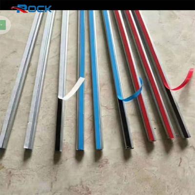 China UPVC Window Aluminum Spacer Bar With White Or Black Butyl Tape for sale