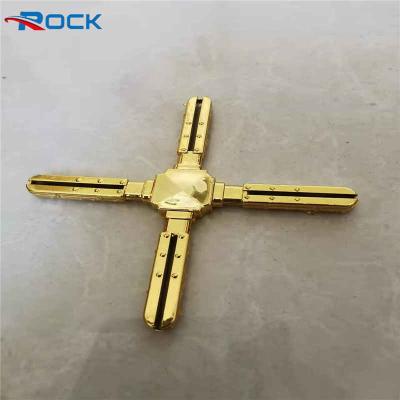 China White Gold 5*8 Double Glazing Georgian Bars Flower Cross Accessories Decorative for sale