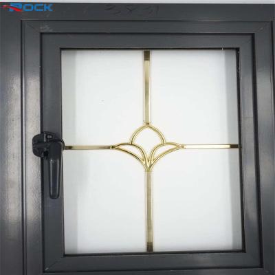 China Isolierendes Glas UV-Sicherheit Georgian Glazing Bars Goldene Kunststoffblumen Design zu verkaufen