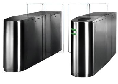 China Crystal Acrylic Flap Access Turnstiles Gate for sale