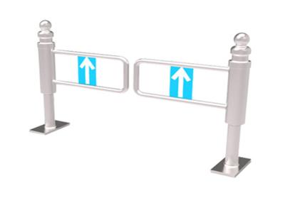 China Self - Recovery Manual Swing Pedestrian Turnstile Gate for sale
