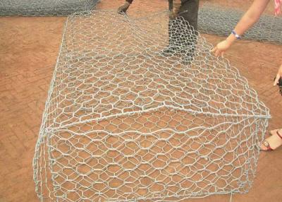 China Hexagonal Mesh Gabion Box 2X1X1m Fit Protection Engineering Seaside Area for sale