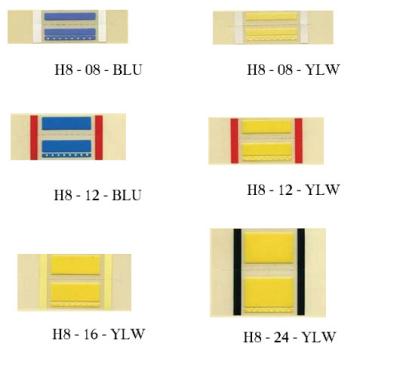 China Cores amarelas e azuis pegajosa do dobro 8mm, 12mm da fita da tala de SMT 16mm, 24mm, com grampo à venda