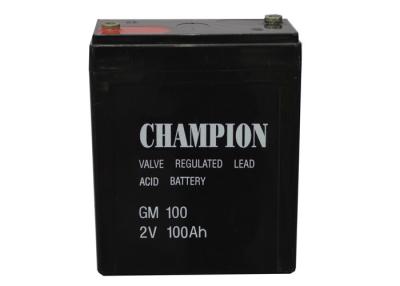 China China Champion Battery  2V100Ah GM100-2 Lead Acid AGM Battery VRLA Battery, SLA Battery for sale