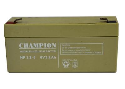 China China Champion Battery  6V3.2Ah NP3.2-6 Lead Acid AGM Battery, VRLA Battery, SLA Battery for sale