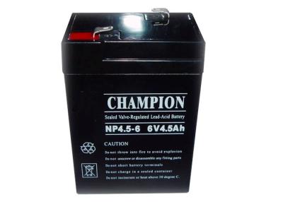 China China Champion Battery  6V4.5Ah NP4.5-6 Lead Acid AGM Battery, VRLA Battery, SLA Battery for sale