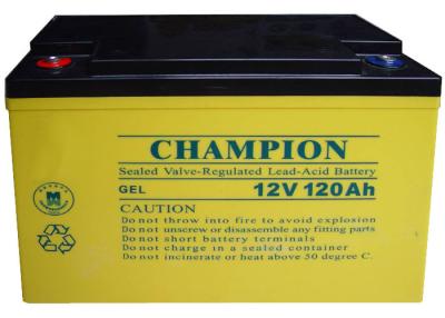 China China Champion Battery  12V120AH NP120-12-G Sealed Lead Acid GEL Battery, Solar Battery, Deep Cycle Battery for sale
