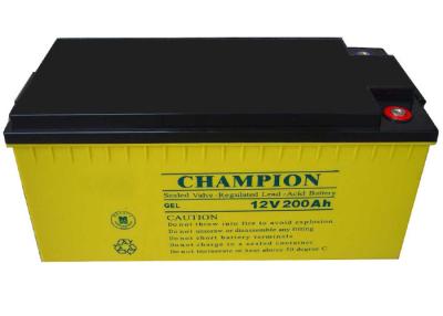 China China Champion Battery  12V200AH NP200-12-G Sealed Lead Acid GEL Battery, Solar Battery, Deep Cycle Battery for sale