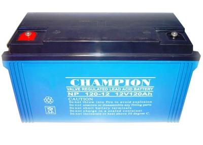 China China Champion UPS Battery 12V120Ah NP120-12 Lead Acid AGM Battery VRLA Battery, SLA Battery for sale