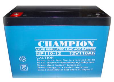 China China Champion UPS Battery 12V110Ah NP110-12 Lead Acid AGM Battery VRLA Battery, SLA Battery for sale