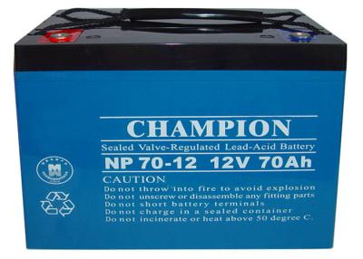China China Champion UPS Battery 12V70Ah NP70-12 Lead Acid AGM Battery VRLA Battery, SLA Battery for sale