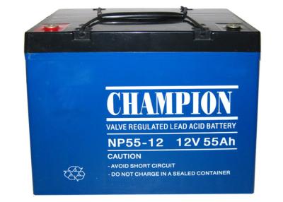 China China Champion UPS Battery 12V55Ah NP55-12 Lead Acid AGM Battery VRLA Battery, SLA Battery for sale