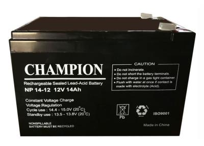 China China Champion UPS Battery 12V14Ah NP14-12 Lead Acid AGM Battery VRLA Battery, SLA Battery for sale