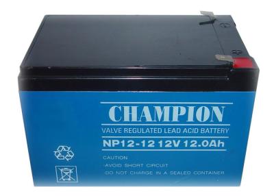 China China Champion UPS Battery 12V12Ah NP12-12 Lead Acid AGM Battery VRLA Battery, SLA Battery for sale