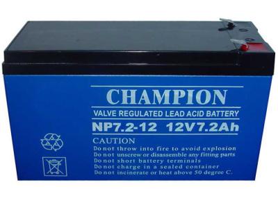 China China Champion UPS Battery 12V7.2Ah NP7.2-12 Lead Acid AGM Battery VRLA Battery, SLA Battery for sale