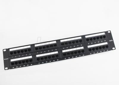 China OEM Network Cable Assembly UTP 24 port cat6 patch panel RJ45 8 in 1 Station ID Modular for sale