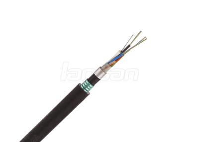 China GYTA53 OS2 Loose Tube Fiber Optic Cable Two Layer 24 Core Waterproof for sale