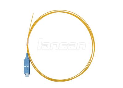 China SC Connector Multimode Fiber Optic Patch Cord OM4 Low Insertion Loss OFN 1 Meter Pigtail for sale