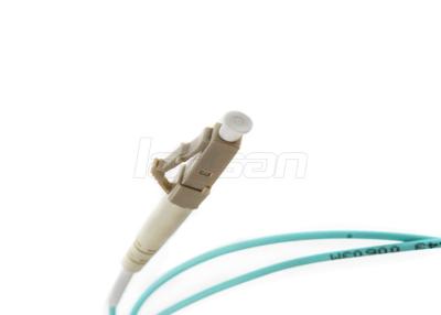 China OS2 Singlemode Fiber Optic Patch Cord With LC Type Connector LSZH Pigtail for sale