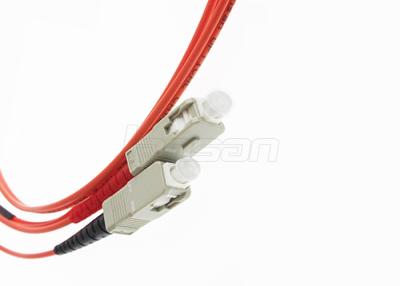 China LC / SC UPC 2.0mm Fiber Optic Patch Cord Low Insertion Loss 1 Meter For Communication for sale