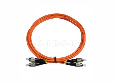China FC - FC  Simplex Multimode Fiber Patch Cable   OSH Low Insertion Loss for sale