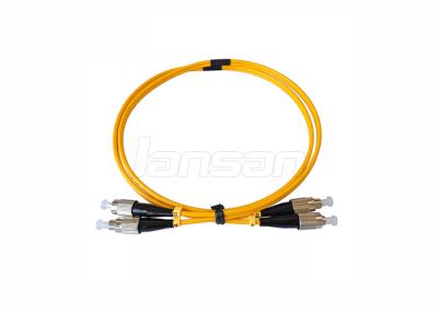 China FC LSZH Duplex Fiber Optic Patch Cord For CATV System Length Customized for sale