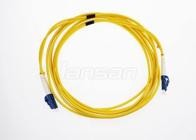 China OM3 Multimode LC Fiber Optic Patch Cord Duplex 1 Meter Duplex IEC Standards for sale
