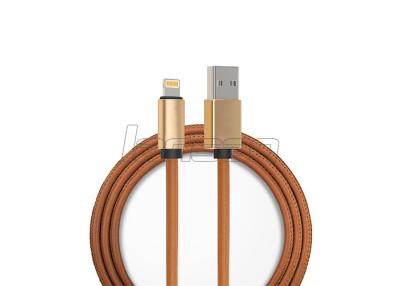 China 5V 2.4A PU Covered Micro USB Data Cable Charging and Data Cable for Samsung iPhone for sale