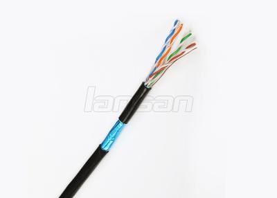 China Outdoor Bare Copper Network Cable , Cat5e FTP 4p Twisted Pair Cable 500m for sale