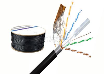 China PVC Jacket Cat6 Lan Cable 23AWG HDPE Insulation BC Polyethylene for sale