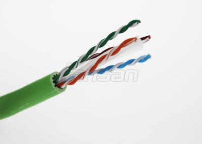 China Networking High Speed Cat6A Lan Cable 500Mzh Frequency Solid 99.99% Bare Copper for sale