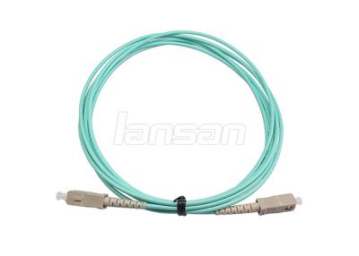 China SC a una cara óptico del cordón de remiendo del ANSI del PVC LSZH de UL94V-O a FC UPC APC en venta