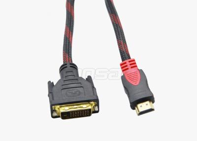 China o ouro 24K chapeou os cabos especiais 1080P HDMI ao cabo de DVI com o comprimento dos ethernet personalizado à venda
