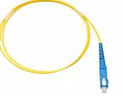 China SC Multimode Connector LSZH Fiber Optic Patch Cord 1meter Pigtail OM4 for sale