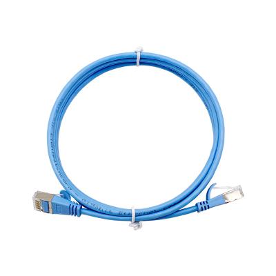 China Round RJ45 Cat6 Patch Cord 0.4mm Copper Ethernet UTP Cable For Computer Networks for sale