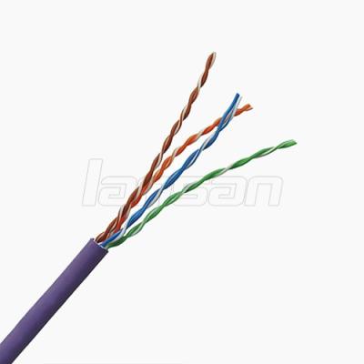 China CCC HDPE Cat5e Lan Cable 24AWG Solid Bare Copper UTP ANATEL Unshield for sale