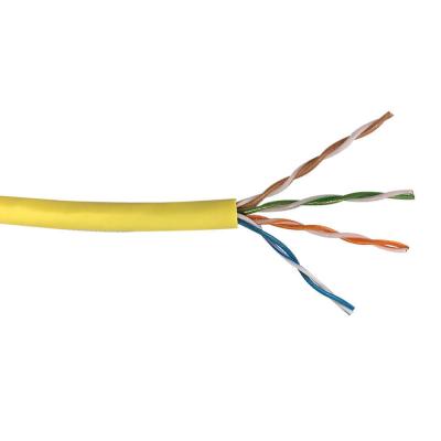 China PE Insulation Cat6A UTP Cable 500Mhz TIA568 C.2 Copper CCA Conductor for sale