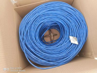 China HDPE Insulation Lan Cable Cat5e UTP Cable Optional Jacket Copper Clad Aluminum 305M for sale
