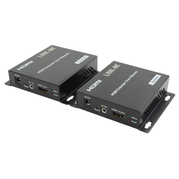 Quality 120M HDMI Extender AV Over IP 1080P With IR Support Point To Many To Many for sale