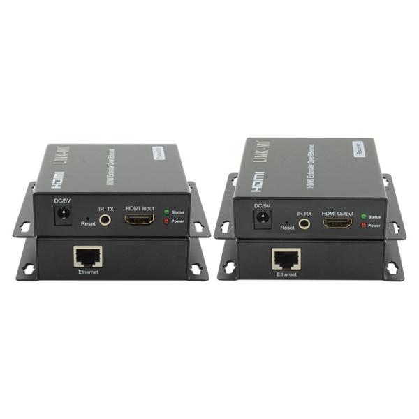 Quality 120M HDMI Extender AV Over IP 1080P With IR Support Point To Many To Many Cascading for sale