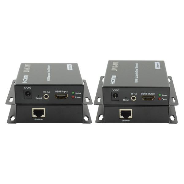 Quality 120M HDMI Extender AV Over IP 1080P With IR Support Point To Many To Many for sale