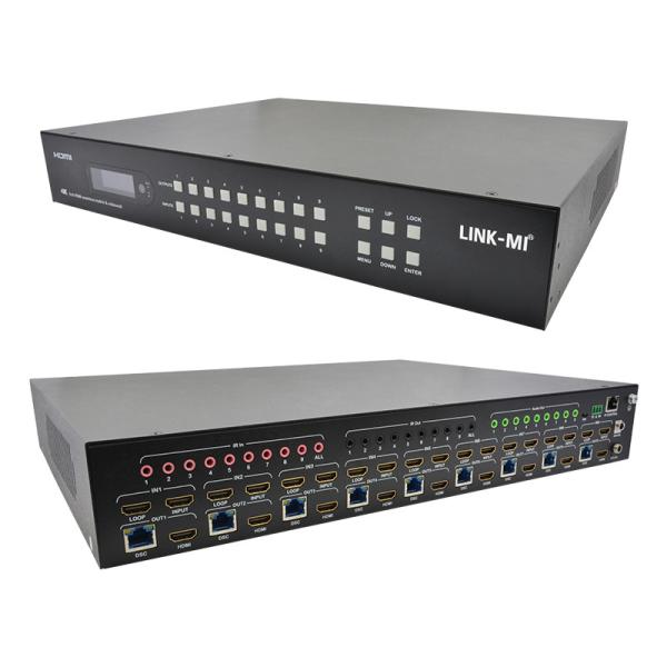 Quality 9x9 70M HDMI Video Wall Processor Hdmi Splitter 3x3 4K HDMI Matrix Extender for sale