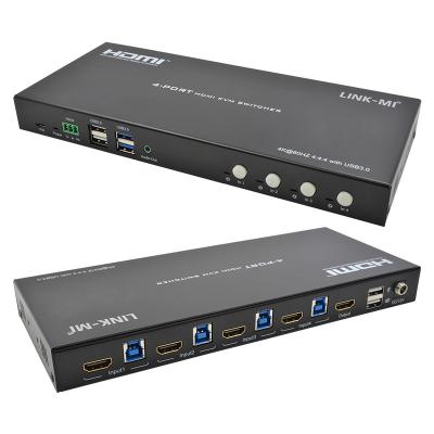 China 4 Port Network HDMI2.0 KVM Switch Up To 4K 60Hz 18Gbps for sale