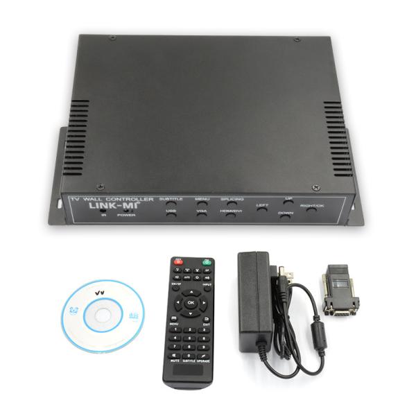 Quality 2X2 HDMI Video Wall Controller Support 1X4 1X3 1X2 TV Splicing Box for 4 Screens for sale