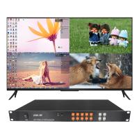 Quality 4In 1Out HD HDMI Multi Viewer Synthesizer VGA CVBS HDMI 4x1 Quad Multi Viewer for sale